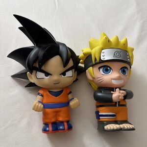 Anime Dragon Ball Z Goku PVC Coin Bank 3D Toy Figure Piggy Bank Coin Collector
